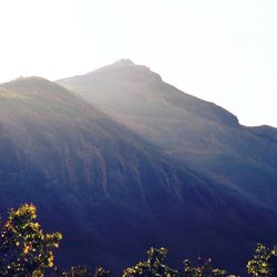 Scenic view of mountains