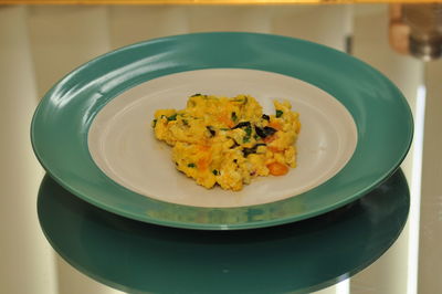 Close-up of food in plate