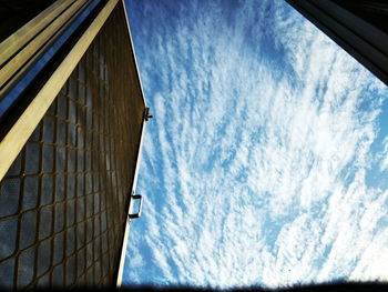 Low angle view of building against sky