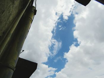 Low angle view of building against sky