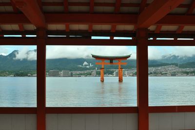 View of built structure against sky