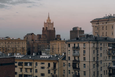 Buildings in city