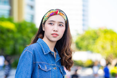 Portrait of teenage girl