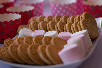 Close-up of dessert