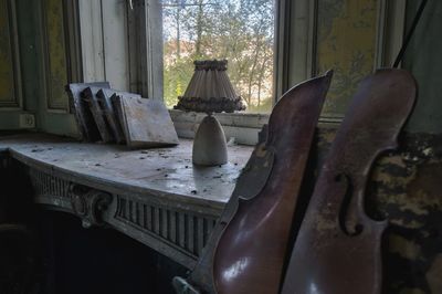 Interior of abandoned home