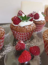 Close-up of strawberries