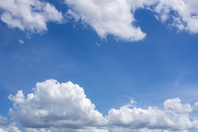 Low angle view of clouds in sky