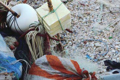 Close-up of fishing net