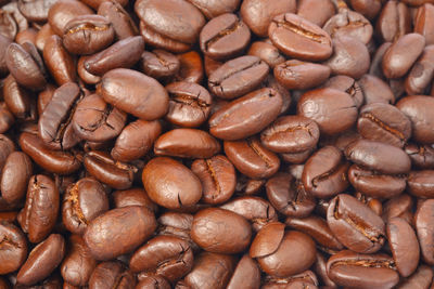 Full frame shot of coffee beans