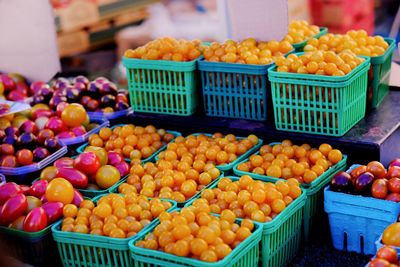 Fruits for sale in market stall