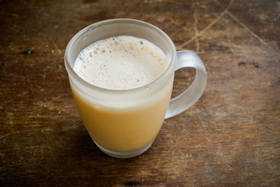 Close-up of drink on table