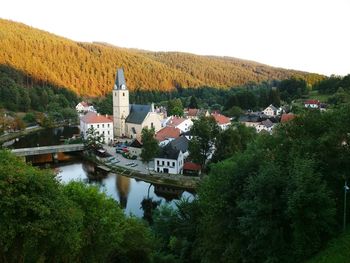 River with buildings in background