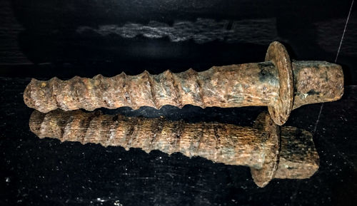 Close-up view of stone