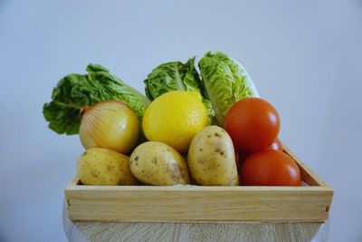 Close-up of fruits on table