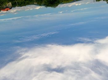 Aerial view of clouds