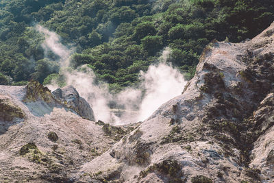 Scenic view of mountains