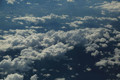 Low angle view of clouds in sky