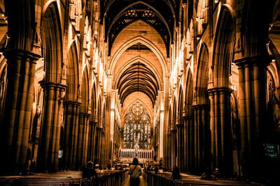 Interior of church