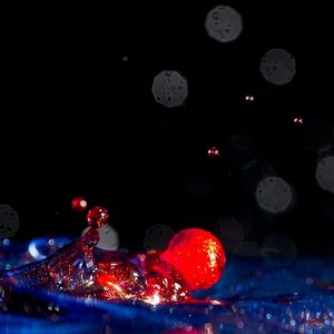 Close-up of illuminated christmas lights