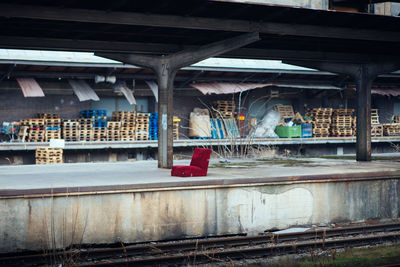 People on railroad tracks