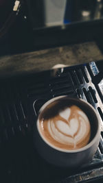 Close-up of coffee on table