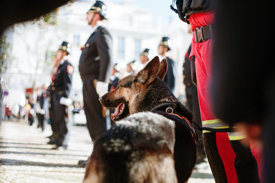 People with dog