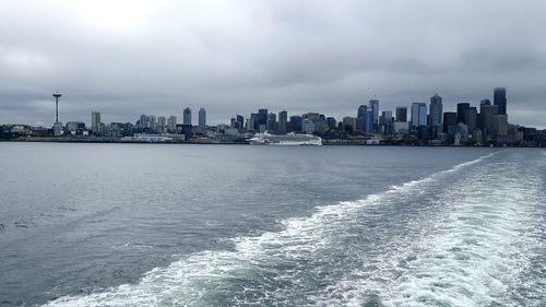 City skyline against sky