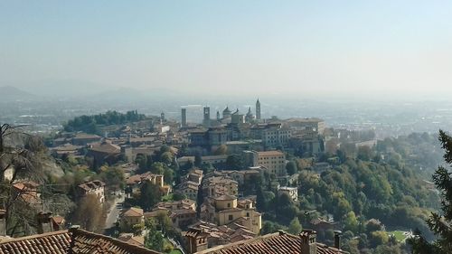 High angle view of cityscape