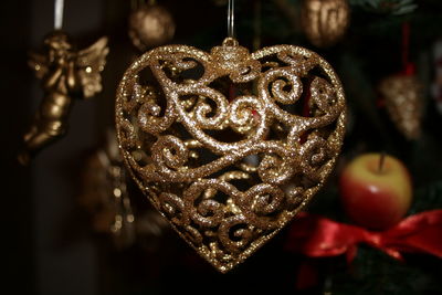 Close-up of christmas decoration