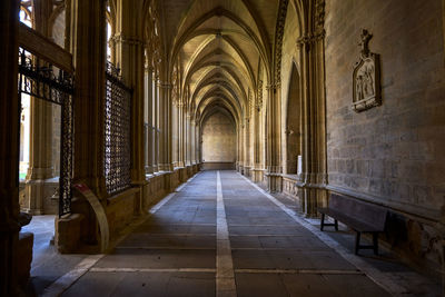 The porch of pamplona cathedral
