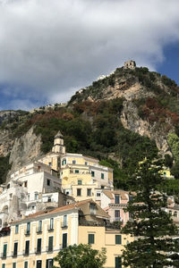 Scenic view of mountain against sky