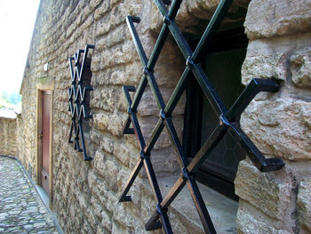 Close-up of built structure