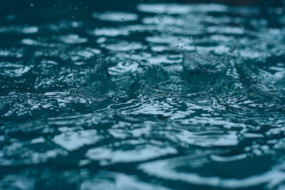 Full frame shot of rippled water