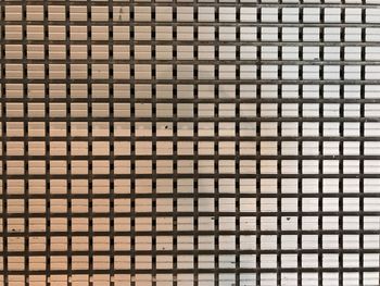 Full frame shot of metal grate