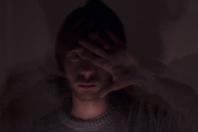 Close-up of mature man