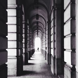 Corridor of building