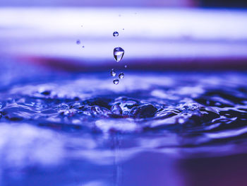 Close-up of water drop