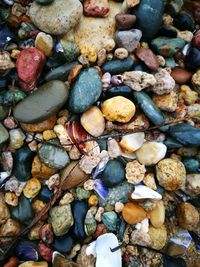 Full frame shot of stones