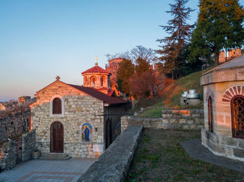 View of historic building against sky