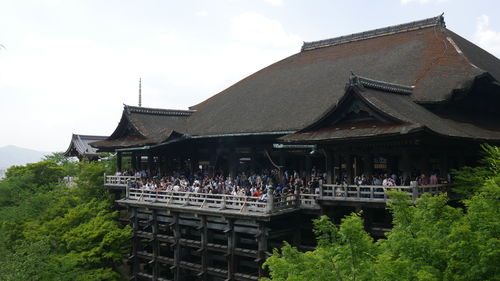 Low angle view of temple