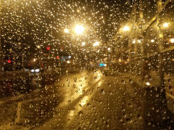 Full frame shot of wet road during rainy season