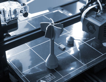 Close-up of machine part
