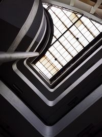 Low angle view of skylight