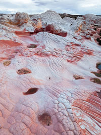 Full frame shot of rock formations
