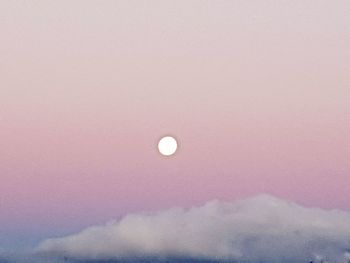 Scenic view of moon against sky