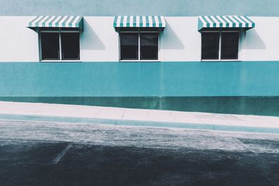 View of windows on wall