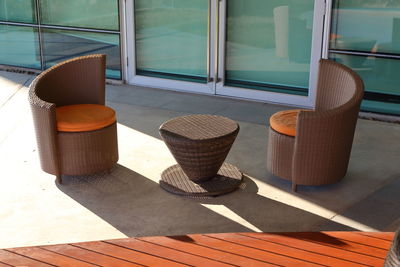 Modern sofa and furniture.