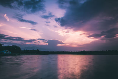 Scenic view of sunset sky