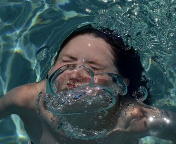 Close up of a water