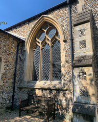 Low angle view of old building